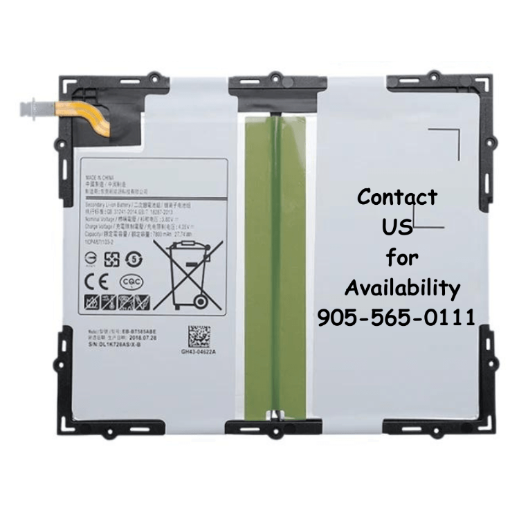 EB-BT585ABE 7300mAh Li-Polymer Battery For Samsung Galaxy Tablet Tab A 10.1 580 / T585 / T587 - Best Cell Phone Parts Distributor in Canada, Parts Source EB-BT585ABE 7300mAh Li-Polymer Battery For Samsung Galaxy Tablet Tab A 10.1 580 / T585 / T587 - Best Cell Phone Parts Distributor in Canada, Parts Source